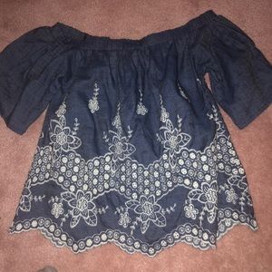 Off the shoulder shirt
